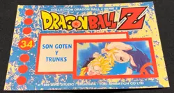 Dragon Ball Z DBZ 1989 Trading Card Series 2 Holo Prism #34 Son Goten Y Trunks - Image 4