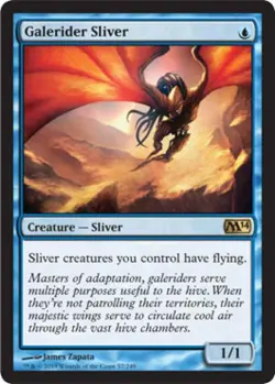 MTG English Galerider Sliver NM Normal Magic 2014 Core Set - Image 1