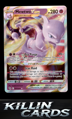 Mewtwo VSTAR 031/078 Pokemon Ultra Rare Pokemon GO Card NM - Image 1