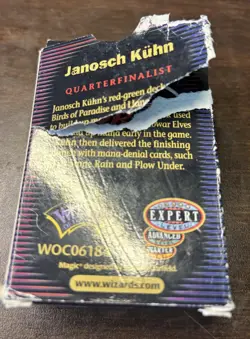 MTG Magic: The Gathering World Championship 2000 - Janosch Kuhn - 90 Card Deck - Image 3