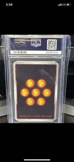 DBS Fusion World Son Goku FB04-129 Secret Rare Battle Card PSA 10 2024 - Image 2