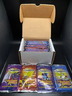 OPENED Darkest Faerie Set Neopets TCG "Booster Box" 36 Packs NO CODE CARDS - Image 1