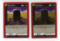 2021 MetaZoo Nightfall 1st Edition #33 Obsidian Obelisk Holo 2 Card LOT (TJ) - Image 1