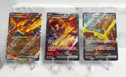 Team Rocket's Moltres ALL 3 UPC Stamped PROMOS Pokemon Card TCG NM In Hand - Image 1
