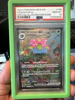 Pokemon TCG Venusaur EX Scarlet & Violet 151 Card 198/165 PSA 10 - Image 1