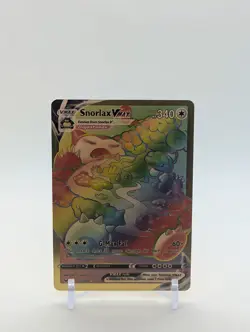 Pokemon🔥SNORLAX VMAX 206/202🔥GOLD FOIL Custom Card🔥Rainbow🔥Sword & Shield🔥 - Image 1