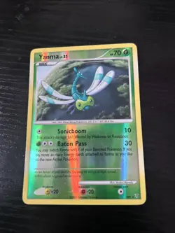 Pokemon Yanma Shiny Reverse Holo Card SH9-12 Supreme Victors - Image 1