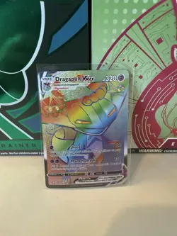 Pokemon TCG Dragapult VMAX Rebel Clash Holo Card 197/192 Secret Rare - Image 1