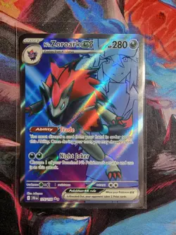 Pokemon N's Zoroark Card 175/159 Journey Together Series, Near Mint Condition - Image 1