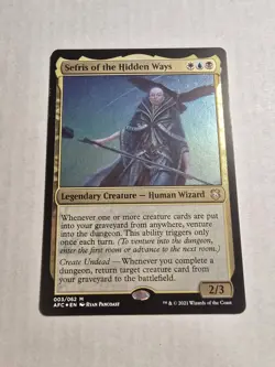 Sefris of the Hidden Ways Thick Stock Foil Display Commander MTG Magic Gathering - Image 1