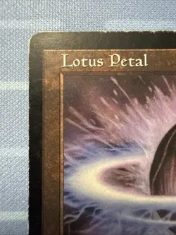 Lotus Petal - Tempest - Magic The Gathering - Vintage 1997 - Image 2