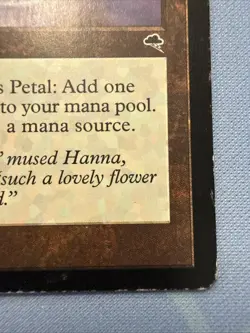 Lotus Petal - Tempest - Magic The Gathering - Vintage 1997 - Image 4