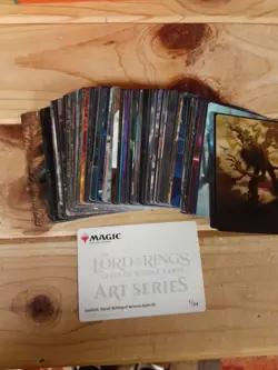 MTG Art Series Lord of the Rings LOTR Complete Set (81) - Non Signature NM - Image 1
