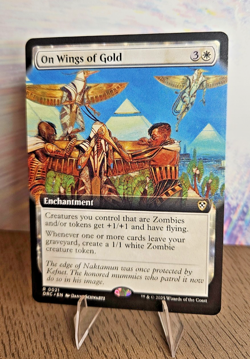 MTG: On Wings of Gold (Commander: Aetherdrift) EXTENDED ART Regular - Image 1