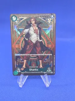 One Piece A Fist of Divine Speed Shanks ST16-004 SP Alternate SR NM - Image 1