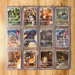 Pokemon TCG Japanese Glory of Team Rocket Illustration Art Rare Set x12 Cards M - Image 1