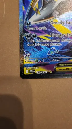 Mega Sharpedo EX 127/094 Me02: Phantasmal Flames Holo Mint Pokemon Card Tcg - Image 4