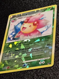 Cherrim 6/17 Pop Series 8 Shattered Ice Holo Pokemon Card Light Played - Image 1