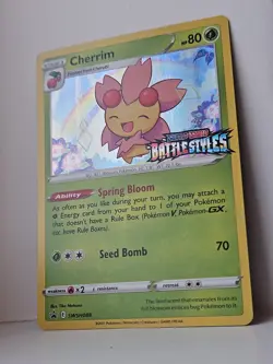 Cherrim - (Prerelease) SWSH088 Holo Pokemon Sword & Shield Black Star Promo Card - Image 2