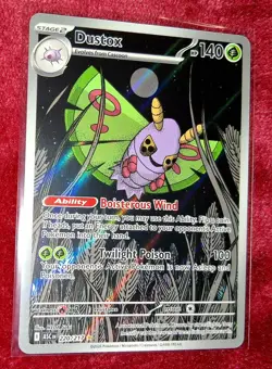 Dustox 220/217 Ascended Heroes Illustration Rare Mega Evolution era Pokemon Card - Image 1