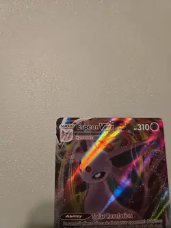 Espeon VMAX Evolving Skies Holo Ultra Rare Pokemon TCG Card 065/203 NM Condition - Image 2