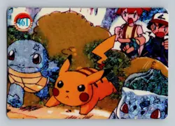Pokemon Card - Squirtle, Pikachu & Bulbasaur #461 - Vending Machine - Holo - Image 1