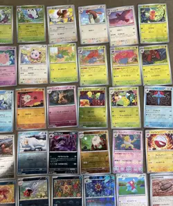 Pokemon Japanese 151 Monster Ball-Reverse Holo Lot Of 50 Cards - Image 4