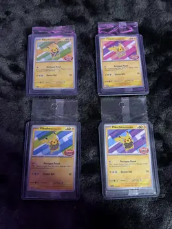 Pokemon Card Pikachu Indonesia journey Set Exclusive Version SET OF 4 - Image 1