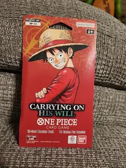 One Piece "Carrying On His Will" OP-13 Booster Pack Cards/Inserts/ Sealed - Image 1