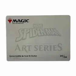 Green Goblin (26/54) Gold Stamped Art Card MTG Spider-Man ASSPM EN NM - Image 2