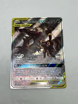 Pokemon Umbreon & Darkrai GX SM241 TAG TEAM Sun & Moon Promo Holo Card - Image 1