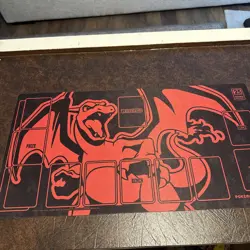 Exclusive Charizard Playmat 25th Anniversary Pokemon Card Game TCG - Image 1