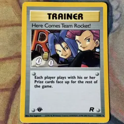 Pokemon Card | 1st Edition Here Comes Team Rocket (15/82) Team Rocket Set Holo - Image 1