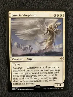Magic The Gathering MTG - Emeria Shepherd - Battle for Zendikar - Image 1