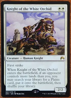 Knight of the White Orchid MTG Magic Origins LP Magic the Gathering - Image 1