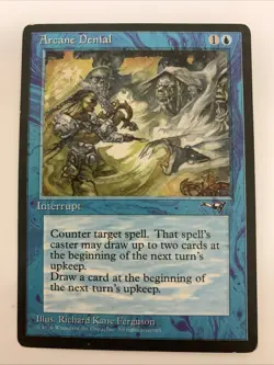 MTG LP Arcane Denial (Sword) - Alliances 1996 Magic the Gathering - Image 1