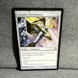 MTG - Loxodon Warhammer Artifact Equipment Regular English - Image 1