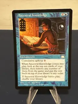 MTG - Magic The Gathering - Ancestral Knowledge - Weatherlight - NP/ LN! - Image 1