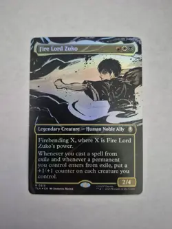 Fire Lord Zuko #0315 Borderless Scene (Foil) (TLA) Avatar The Last Airbender - Image 1