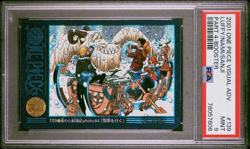 PSA 9 Luffy Nami Sanji Foil One Piece Visual Adventure #139 Bandai Carddass 2001 - Image 1