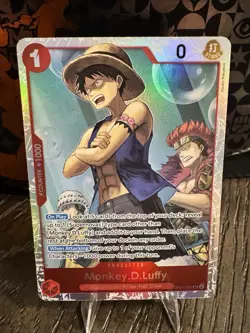 One Piece OP14 The Azure Sea’s Seven - Monkey.D.Luffy OP14-013 SR ENGLISH - Image 1