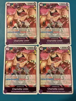 ONE PIECE TCG CHARLOTTE LINLIN RARE PLAYSET OP11-073 - Image 1
