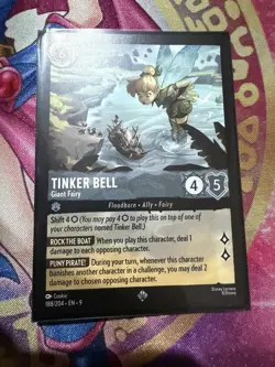 Tinker Bell - Giant Fairy 188/204 Disney Lorcana Fable SUPER RARE Non-Foil - Image 1