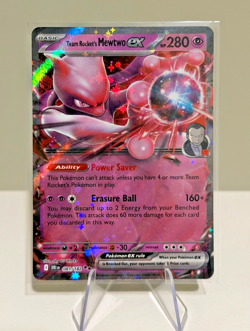 Team Rocket's Mewtwo ex 081/182 SV10: Destined Rivals Double Rare Pokemon Card - Image 1