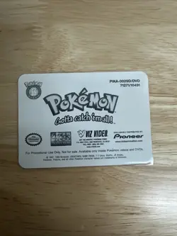 1998 Pokemon Marill 3D Lenticular Promo Card Viz Video Pioneer PIKA-0029D/DVD - Image 2