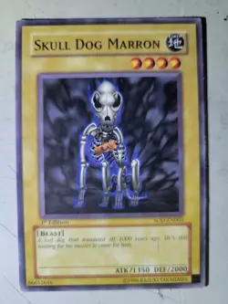 Skull Dog Marron SOD-EN003 Yu-Gi-Oh! Card 1st Edition - Image 1