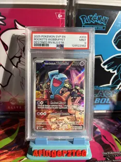 Team Rocket's Wobbuffet 203 Sv: Scarlet & Violet Promo Cards Holo - Image 1