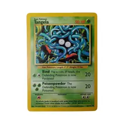 Tangela 66/102 Base Set Common Pokemon Card – Vintage WOTC - Image 1