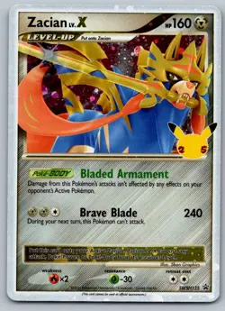 Pokemon Zacian LV. X Promo SWSH: Sword & Shield Promo Cards SWSH135 NM - Image 1
