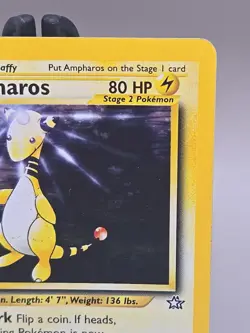Pokemon: Ampharos 1/111 Neo Genesis Rare Card Rare Holo - Image 3